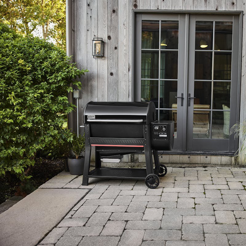 Weber Searwood XL 600 Wood Pellets Grill - Black, , hires