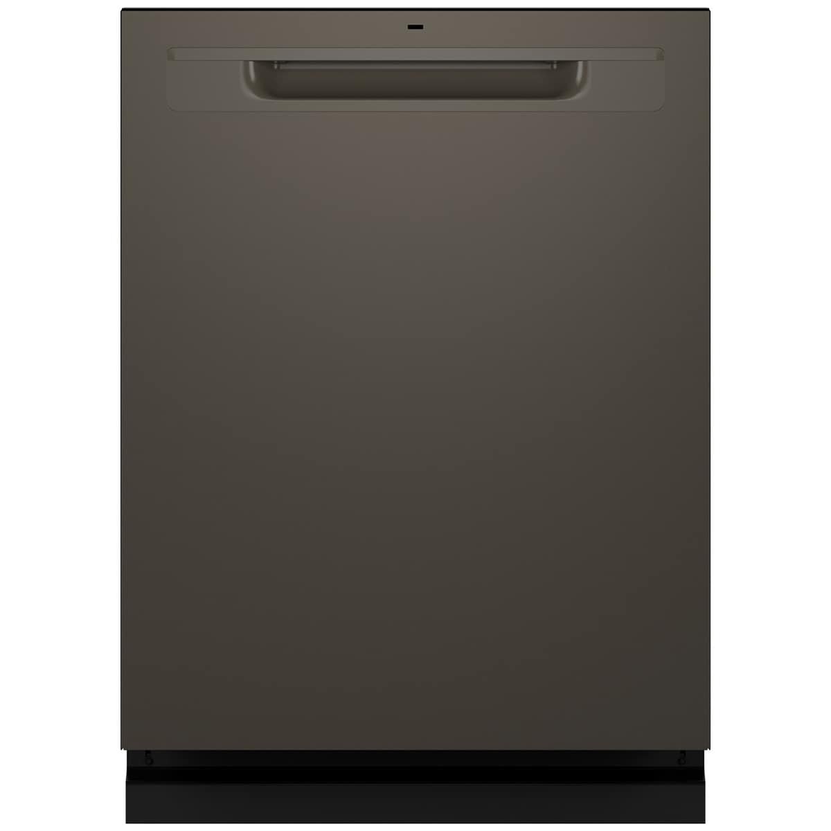 GE 24 in. Top Control Flush-Mount Dishwasher with 45 dBa Sound Level, 3rd-Rack, Dry Boost & Pocket Handle - Slate, Slate, hires