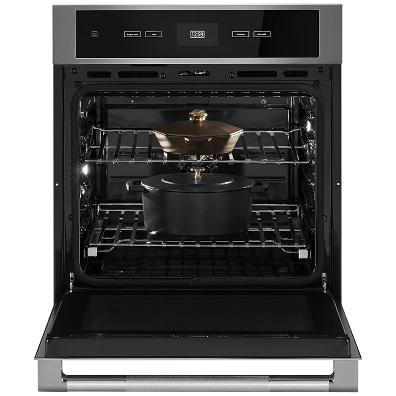 JennAir Rise 27 in. 4.3 cu. ft. Electric Single Wall Oven with Standard Convection - Stainless Steel, , hires