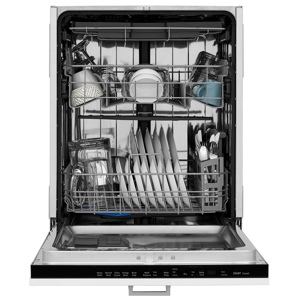Frigidaire 24 in. Top Control Dishwasher with 49 dBa Sound Level, 3rd-Rack & EvenDry - Custom Panel Ready, , hires