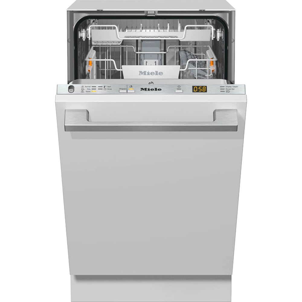 Miele 18 in. Top Control Dishwasher with 44 dBa Sound Level & 3rd-Rack - Custom Panel Ready, , hires