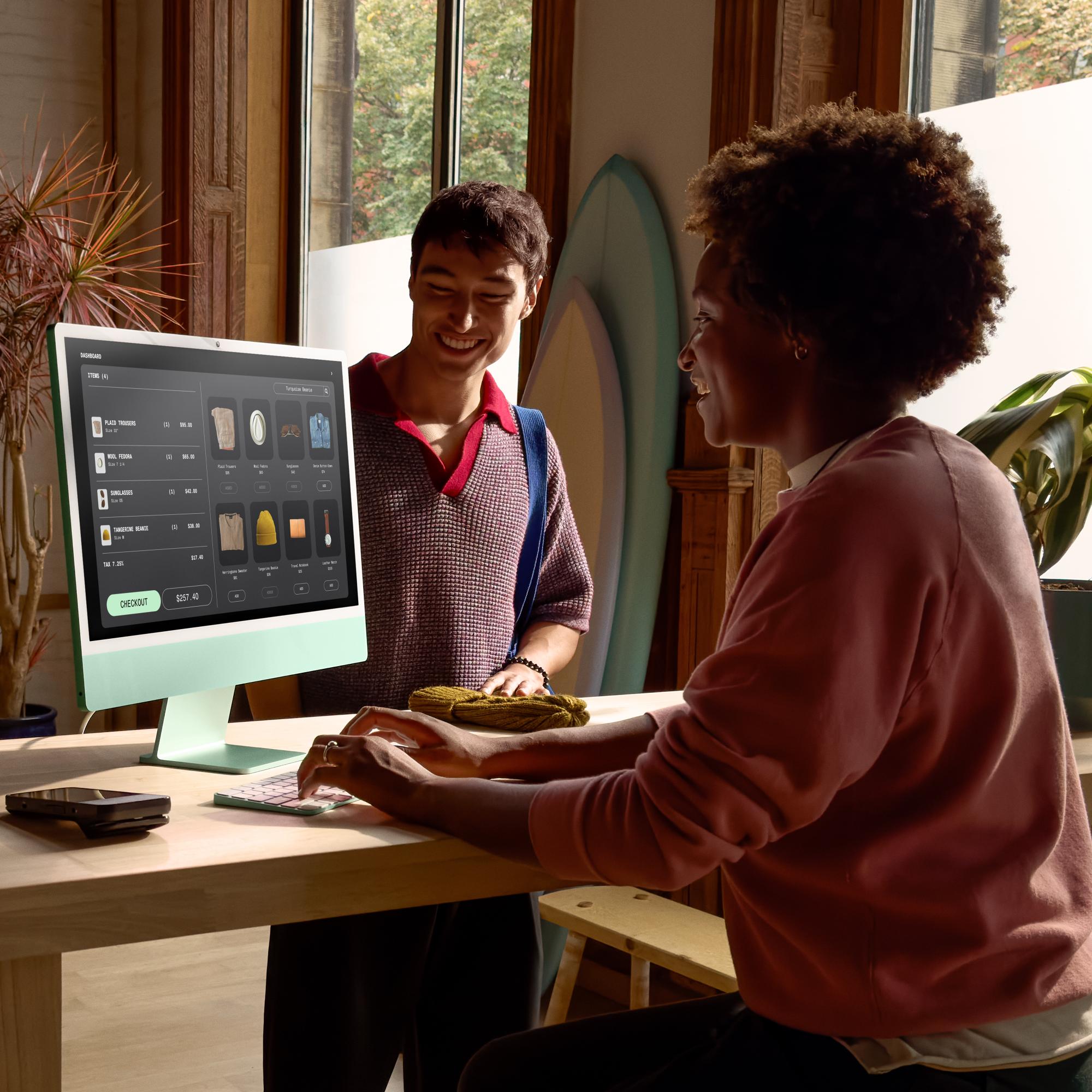 Apple iMac 24 in. (2024) with Apple M4 10-Core CPU, 10-core GPU, 16 GB RAM, 512 GB SSD & Mac OS - Silver, Silver, hires