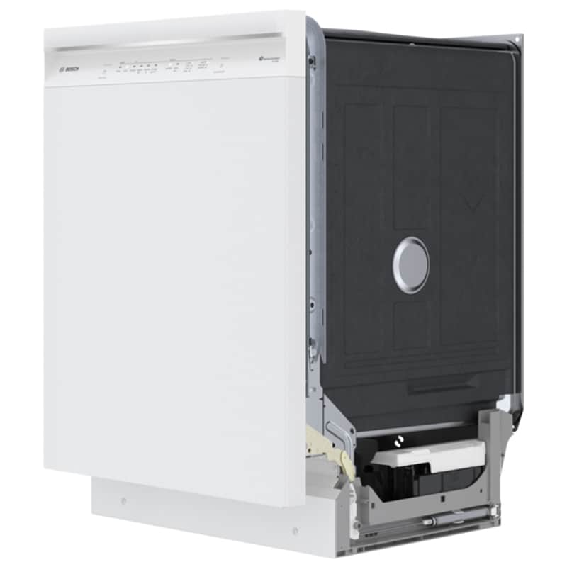 Bosch 300 Series 24 in. Front Control Smart Dishwasher with 46 dBa Sound Level, 3rd-Rack, PureDry & Pocket - White, , hires
