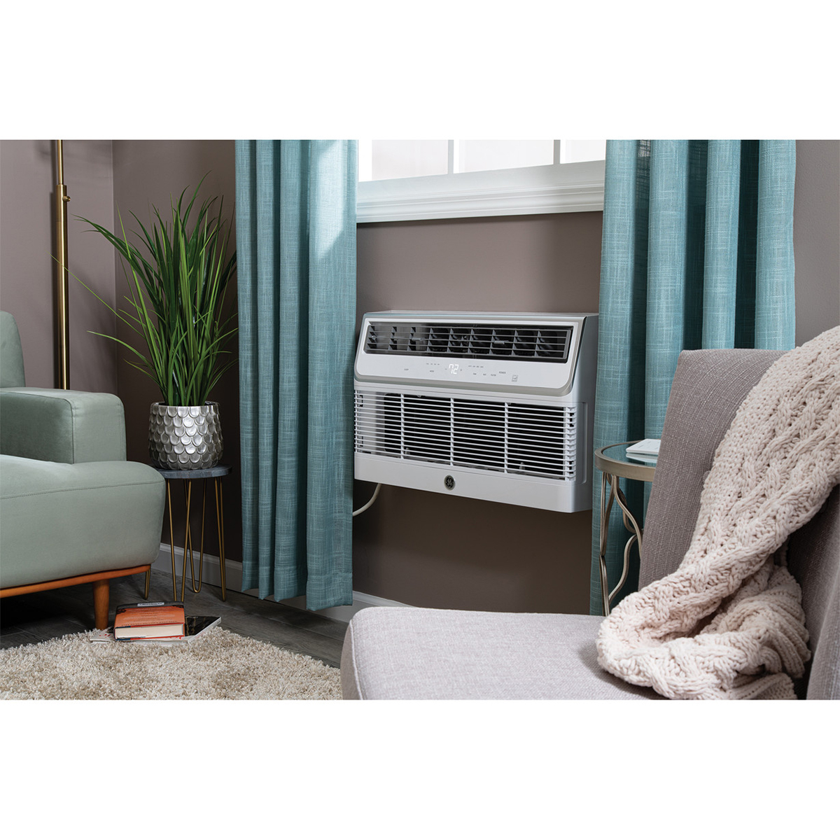 GE 10,000 BTU Smart Energy Star ThroughtheWall Air Conditioner with 3