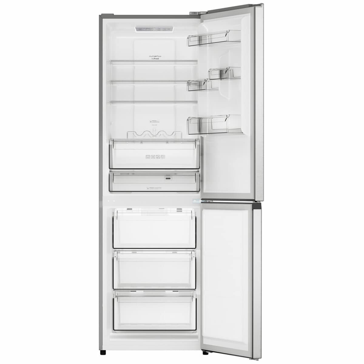 Sharp 24 in. 11.5 cu. ft. Counter Depth Bottom Freezer Refrigerator - Stainless Steel, , hires