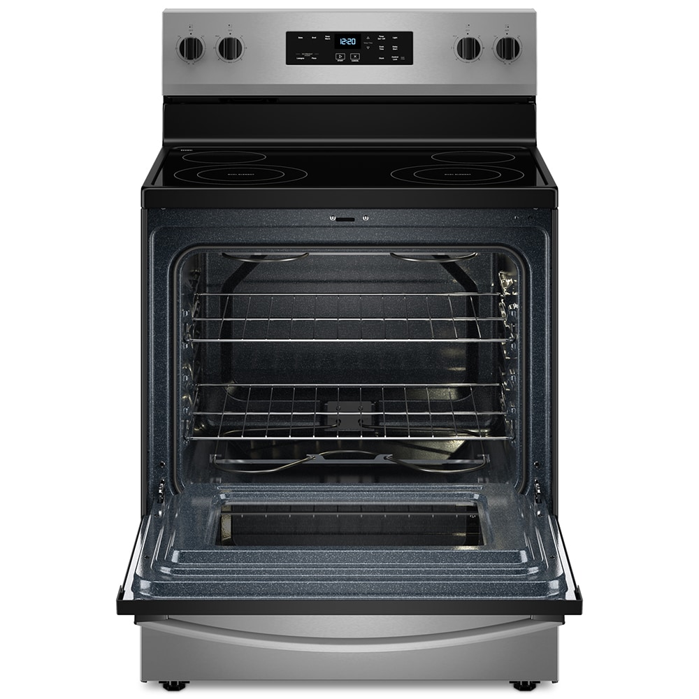 Whirlpool 30 in. 5.3 cu. ft. Electric Range with Radiant Burners - Stainless Steel, Stainless Steel, hires