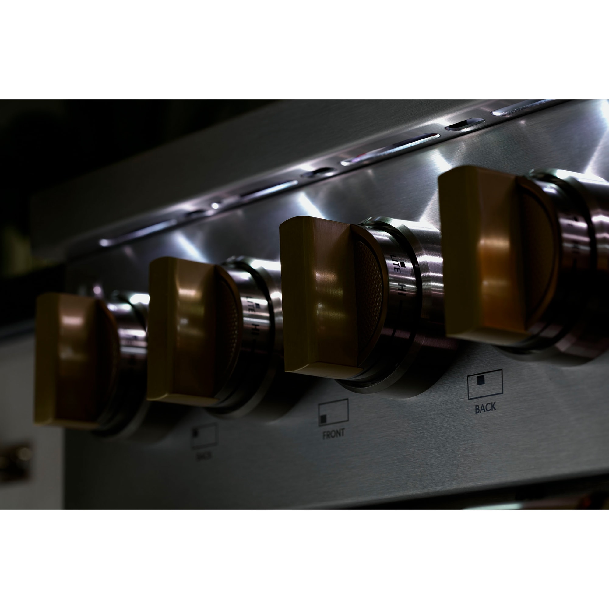 Monogram Statement Series 36 in. 5.7 cu. ft. Smart Air Fry True European Convection Dual Fuel Range with 4 Sealed Burners & Griddle - Stainless Steel, , hires