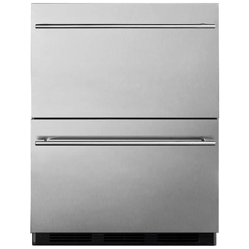 Summit 24 in. 3.0 cu. ft. Refrigerator Drawer Stainless Steel P.C
