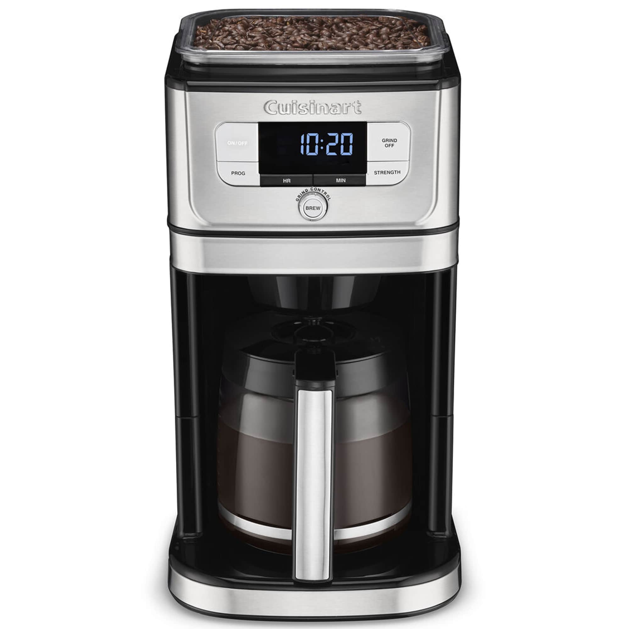 Cuisinart Burr Grind & Brew 12 Cup Coffee Maker - Black Stainless, , hires
