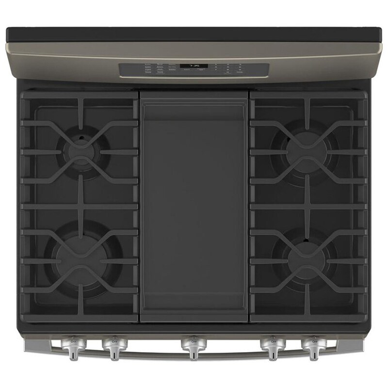 GE 30" Freestanding Gas Range with 5 Sealed Burners, Griddle, 5.0 Cu