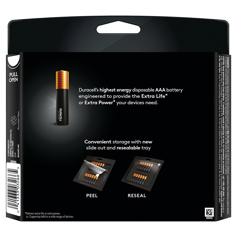 Duracell Optimum AAA 12 Pack, , hires