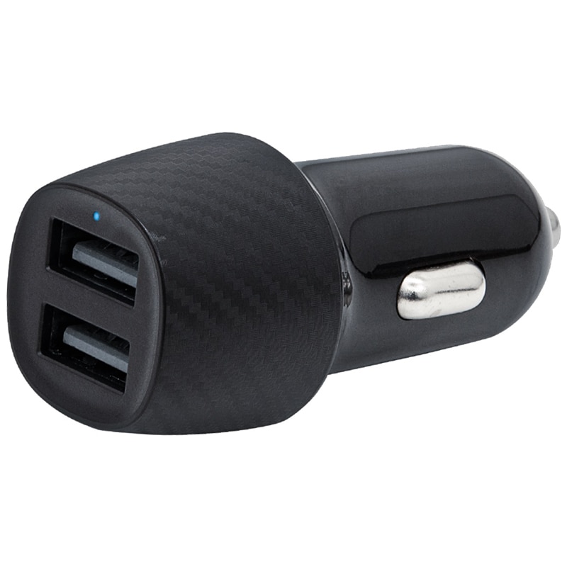 Helix Dual USB-A Car Charger - Black, , hires