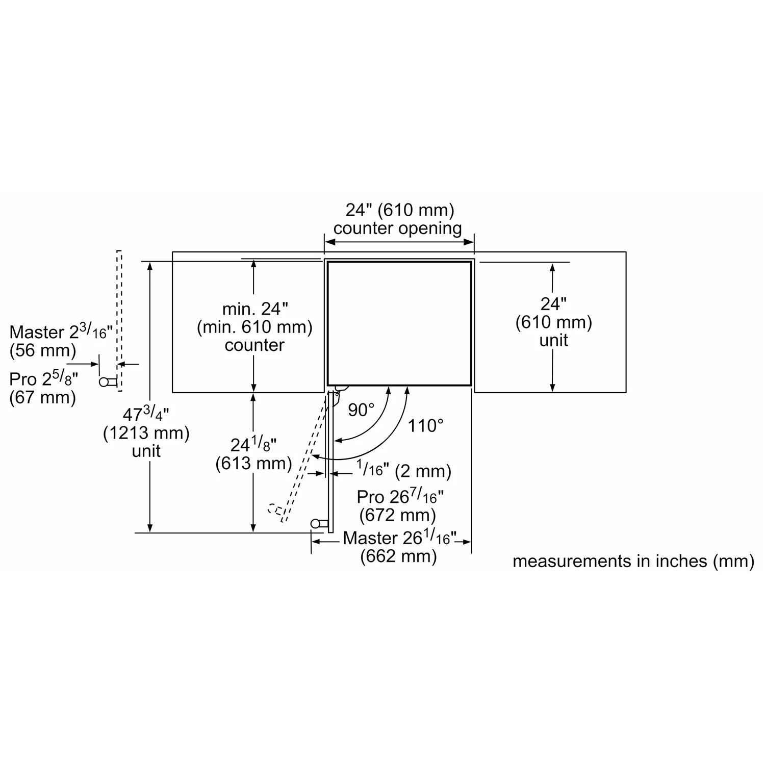 Thermador Masterpiece Series 24 in. Undercounter Wine Cooler with Wood Racks, Dual Temperature Zones & 41 Bottle Capacity - Stainless Steel, , hires