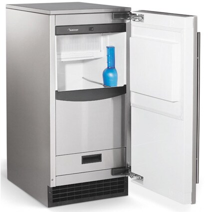 Scotsman Brilliance Series 15 in. Built-In Undercounter Ice Maker with 26 lb. Ice Storage, Auto-Defrost & Digital Control - Custom Panel Ready, , hires