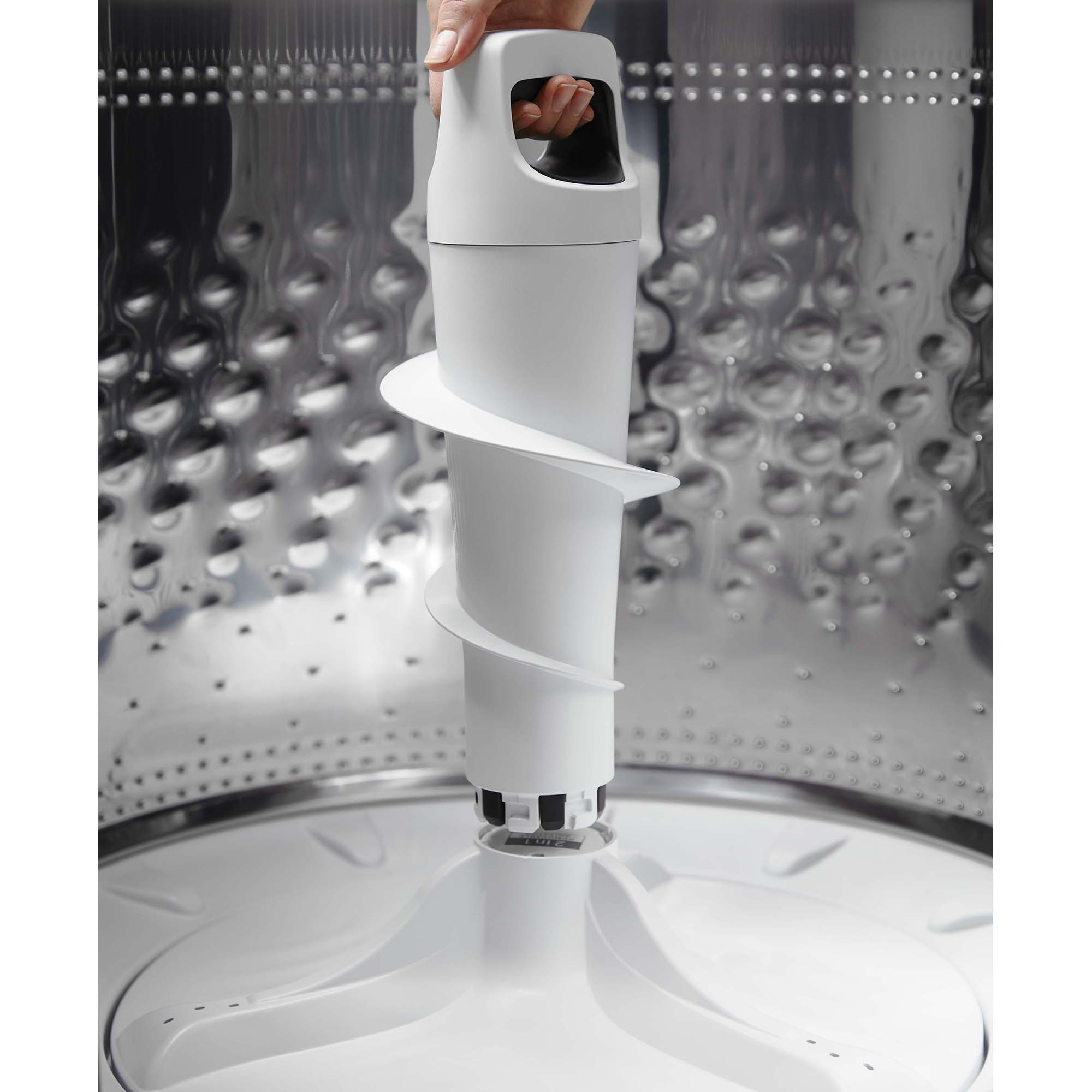 Whirlpool 27 in. 5.3 cu. ft. Smart Top Load Washer with 2-in-1 Removable Agitator & Sanitize with Oxi - White, White, hires