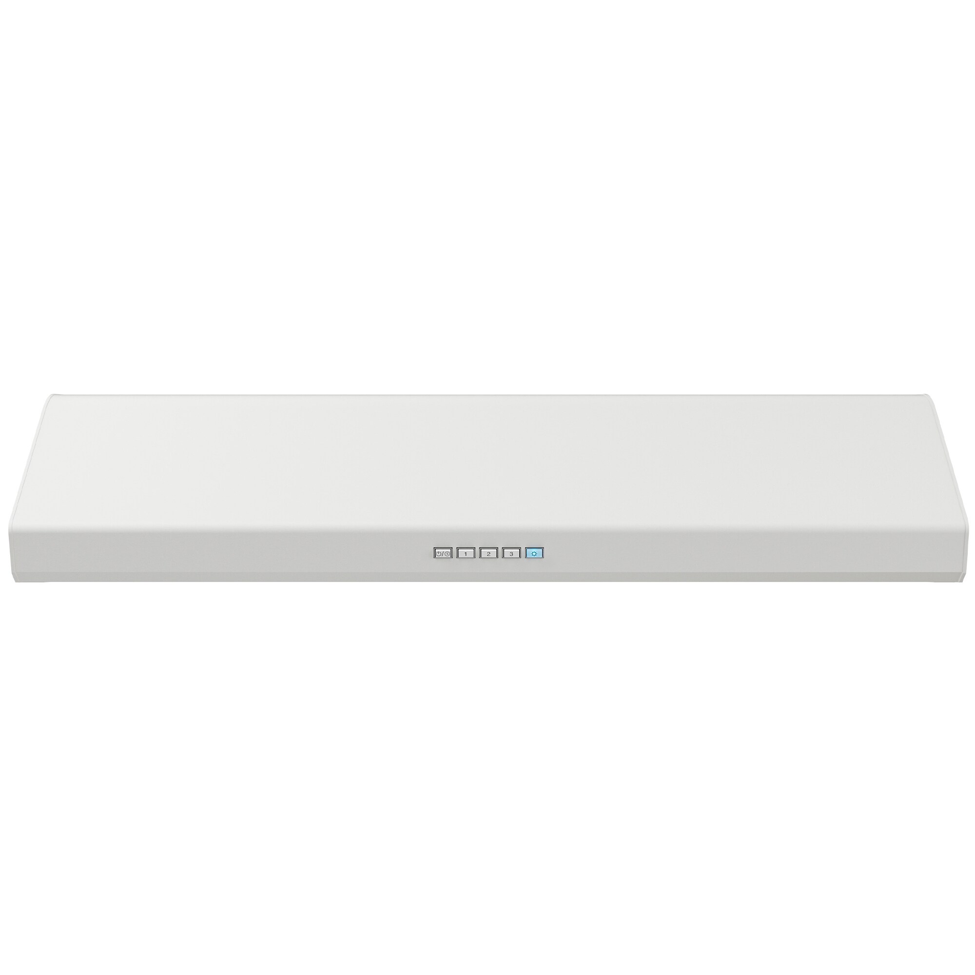 Zephyr Core Collection Power Hurricane Series 30" Standard Hood Style Range Hood with 3 Speed Settings, 695 CFM, Ducted Venting & 2 LED Lights - White (AK2500CW)