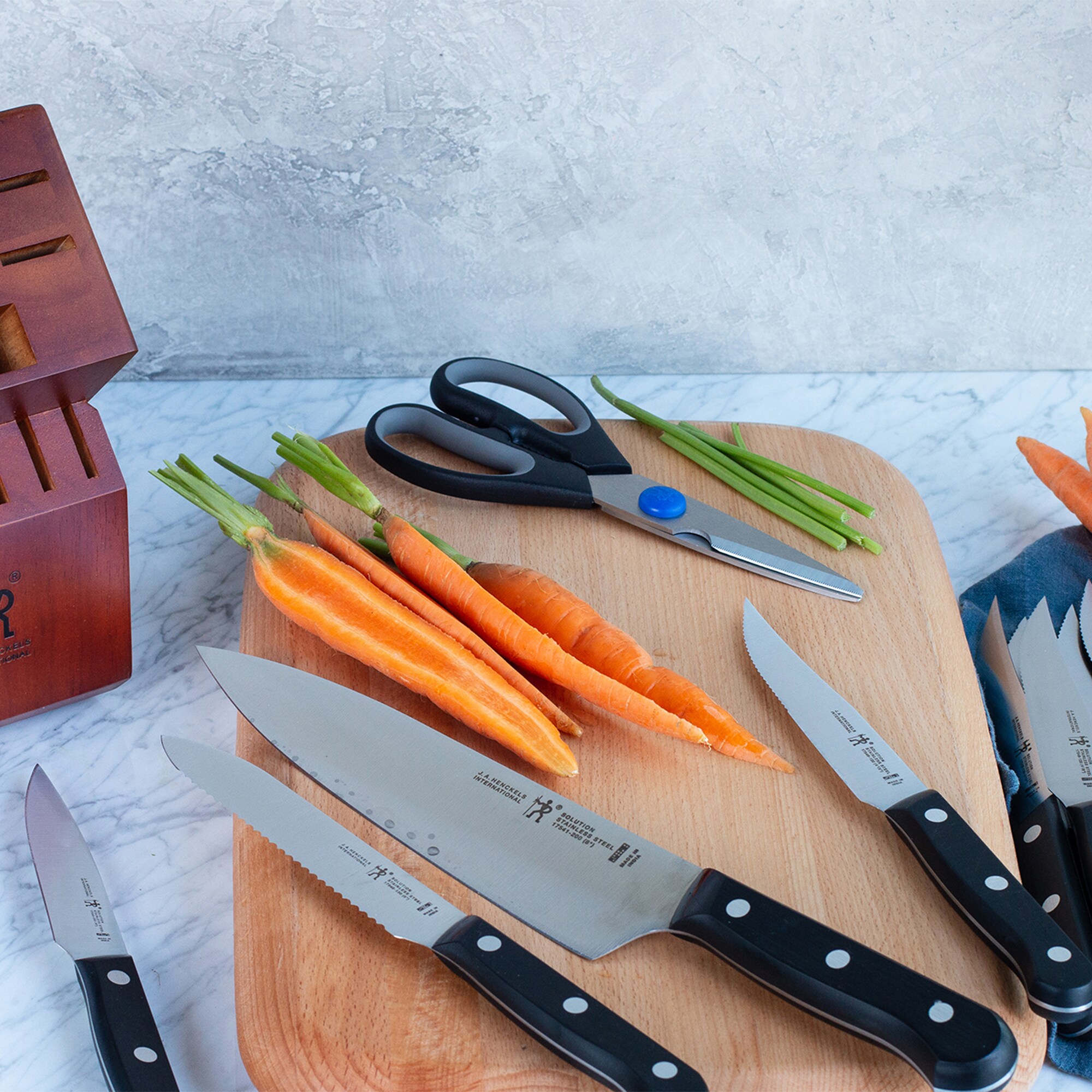 Henckels Solution 12-pc Knife Block Set, , hires