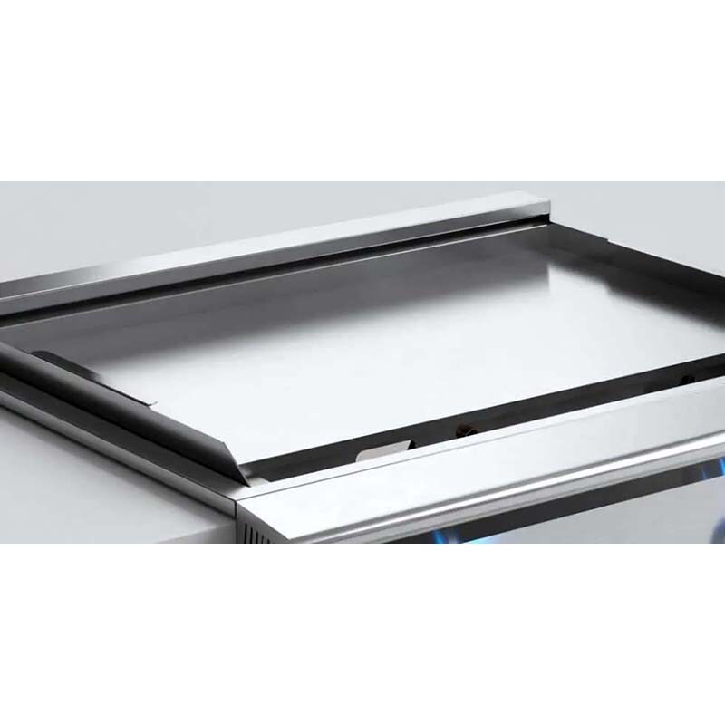 XO Pro-Grade 30 in. 2-Burner Built-In Liquid Propane Gas Flat Top Griddle with 495 sq. in. Cooking Surface - Stainless Steel, , hires