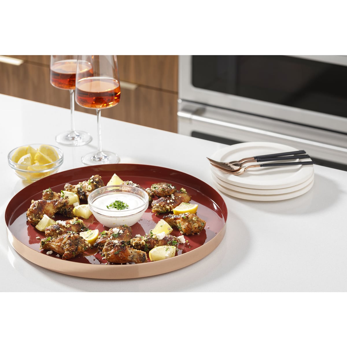 Cafe 30 in. 1.7 cu. ft. 950W Over-the-Range Microwave with 300 CFM, Convection & Sensor Cooking - Matte White, Matte White, hires