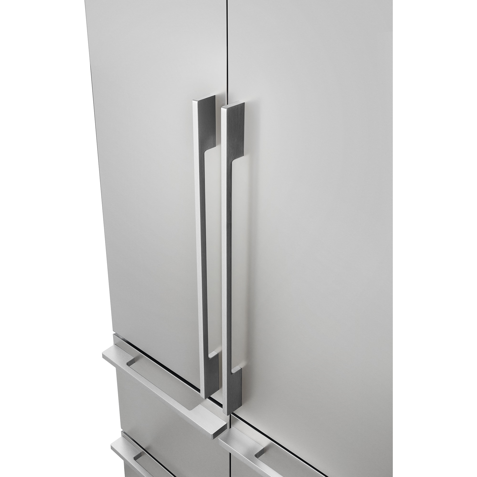 Signature Kitchen Suite 48 in. 26.0 cu. ft. Built-In Smart Counter Depth 6-Door French Door Refrigerator with Internal Water Dispenser - Stainless Steel, , hires