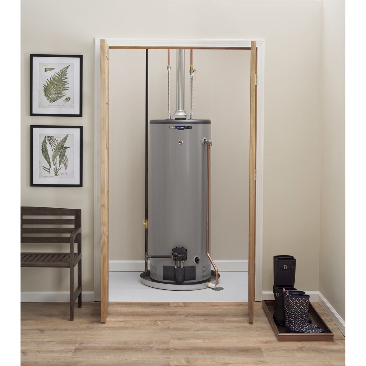 GE RealMax Premium Natural Gas 40 Gallon Tall Water Heater with 10-Year Parts Warranty, , hires