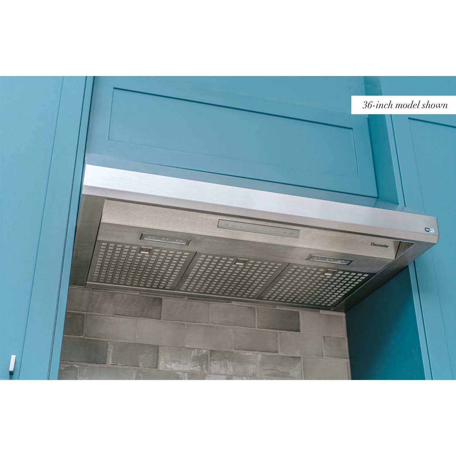 Thermador Masterpiece Series 48 in. Smart Ducted Canopy Pro Style Style Range Hood with 1000 CFM, 4 Fan Speeds & 4 LED Lights - Stainless Steel, , hires