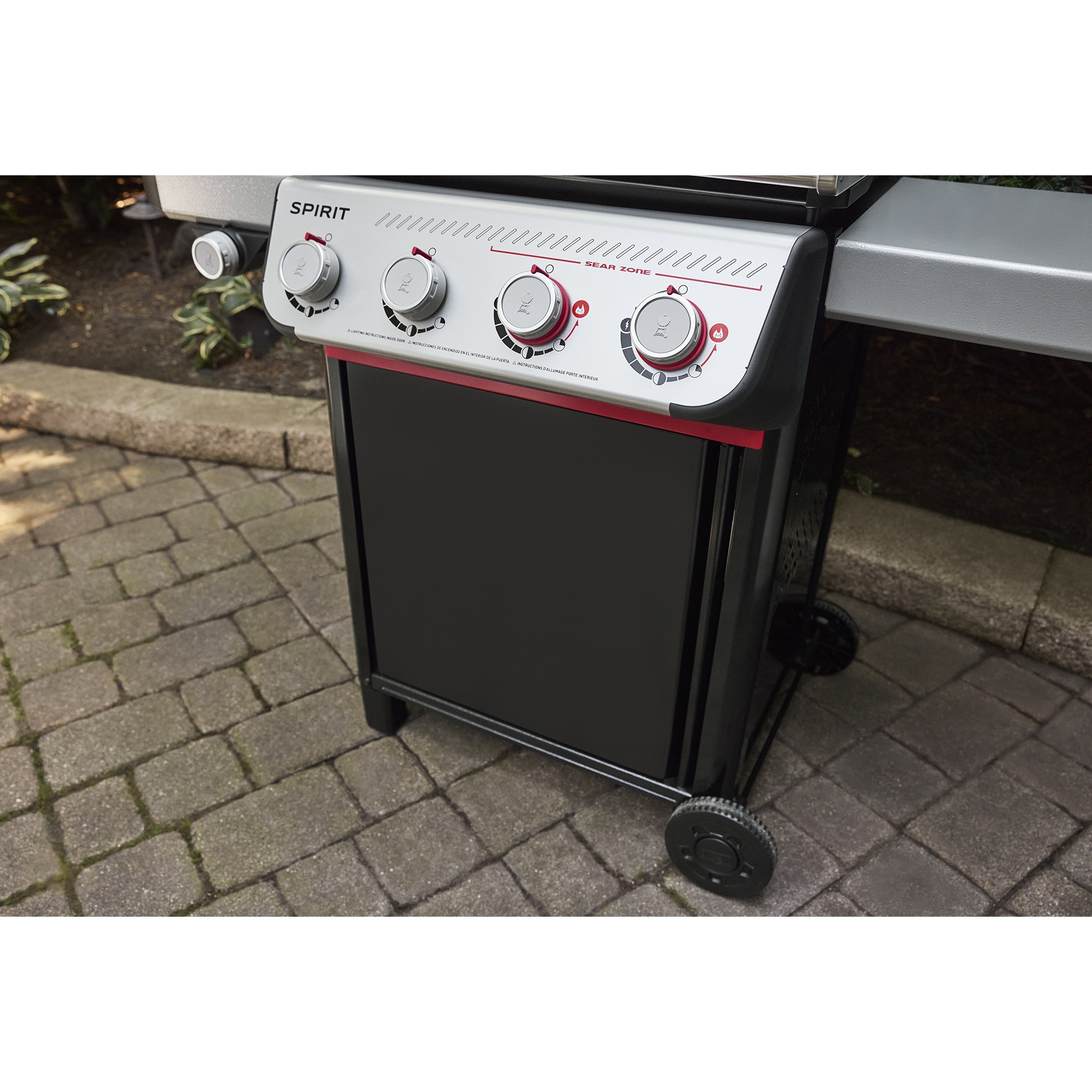 Weber Spirit E-435 4-Burners Liquid Propane Gas Grill with Snap Jet Ignition System & Side Burner - Black, , hires