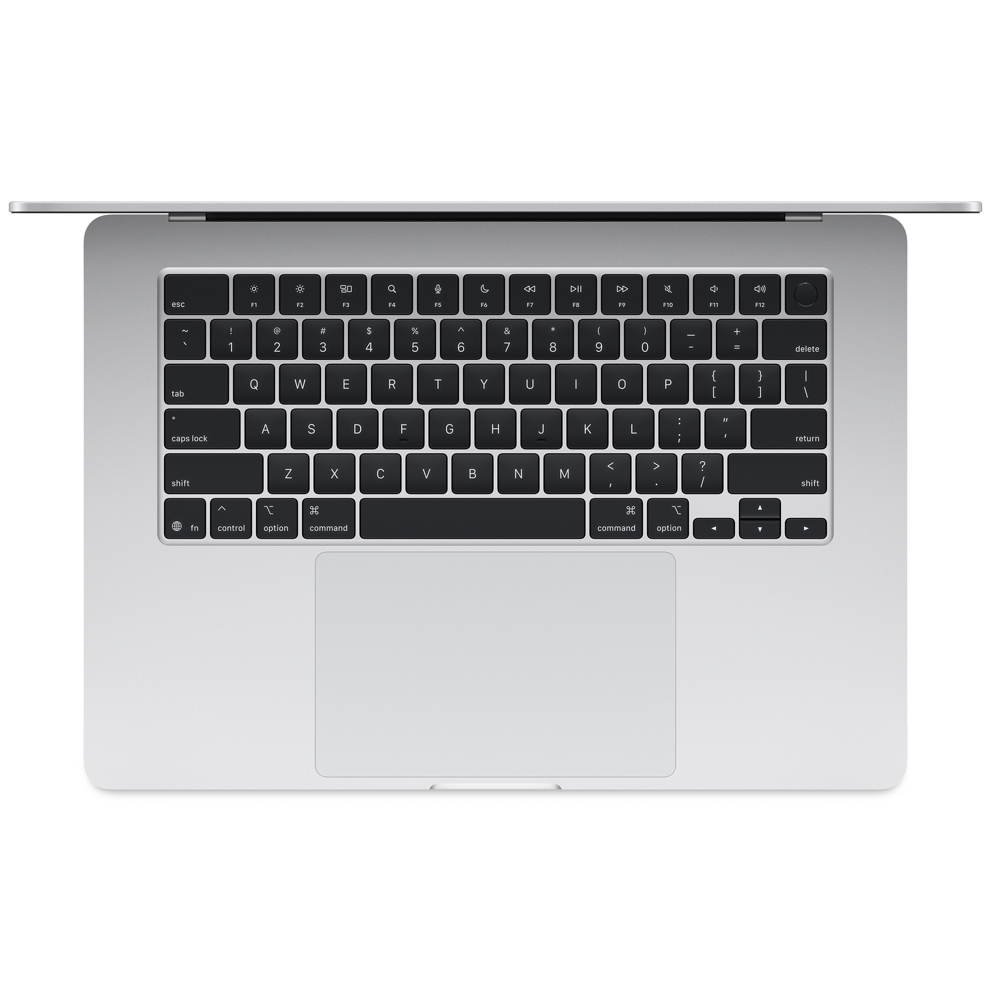 Apple MacBook Air (2025) 15 in. Notebook with Apple Intelligence, Apple M4 10-Core CPU, 10-Core GPU, 16 GB RAM, 256 GB SSD, up to 18 Hrs. of Battery Life & Mac OS - Silver, Silver, hires