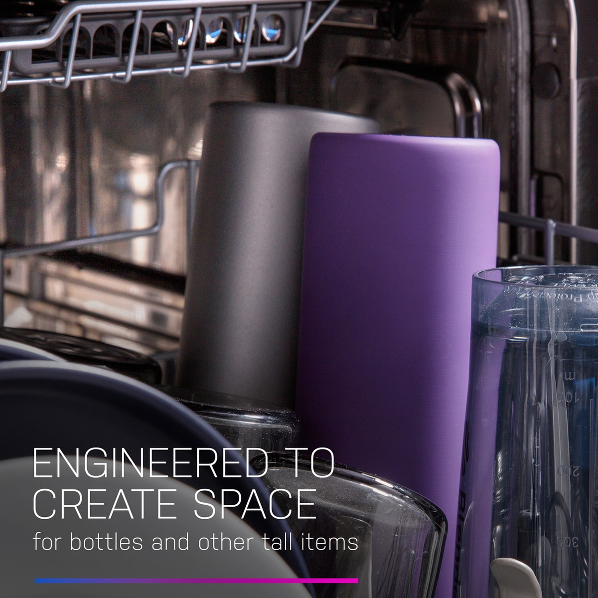 GE Profile 24 in. Top Control Flush-Mount Smart Dishwasher with 42 dBa Sound Level, 3rd-Rack, Twin Turbo Dry Boost & Pocket Handle - Fingerprint Resistant Stainless, , hires