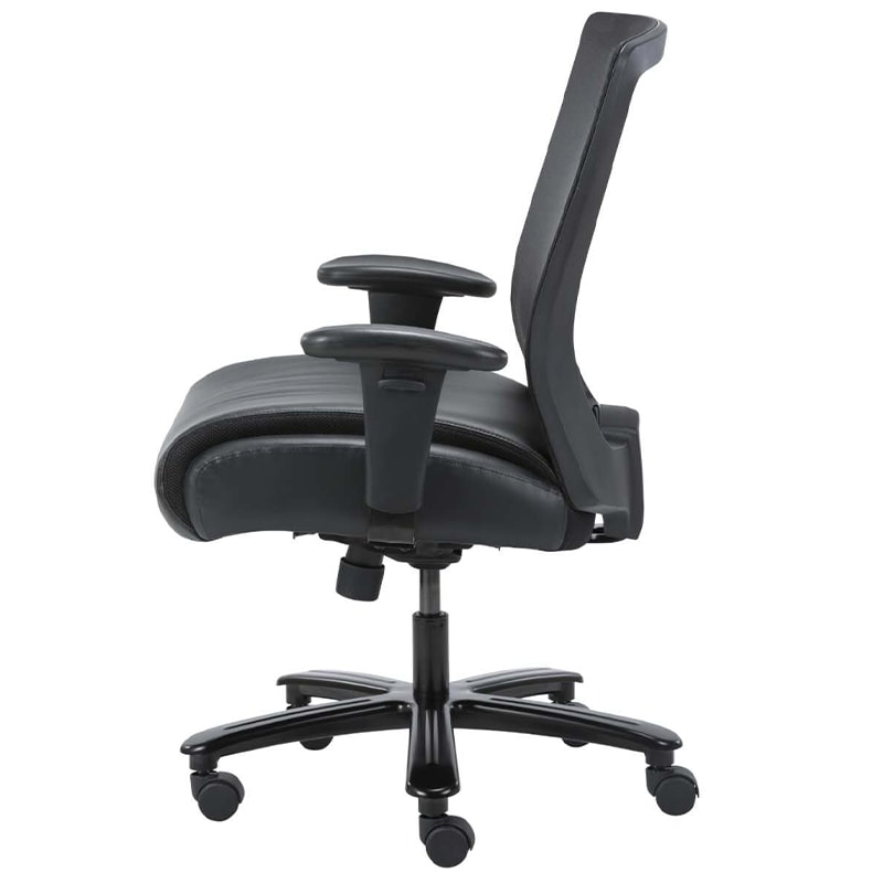 Boss Heavy Duty Big & Tall Mesh Task Chair - Black, , hires