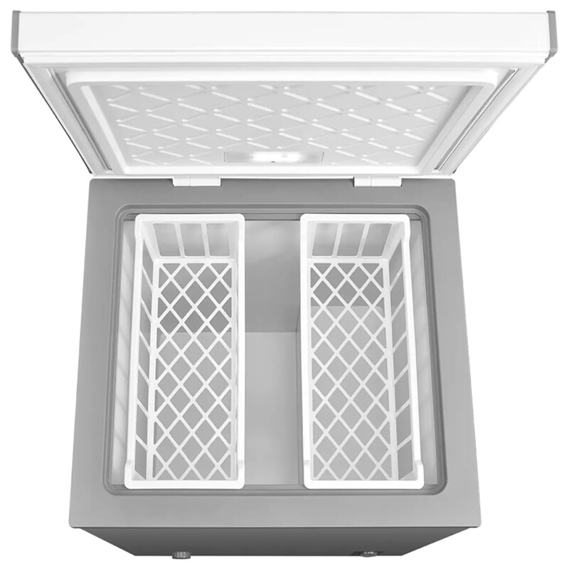 Midea 24 in. 5.0 cu. ft. Garage-Ready Compact Chest Freezer - White, , hires