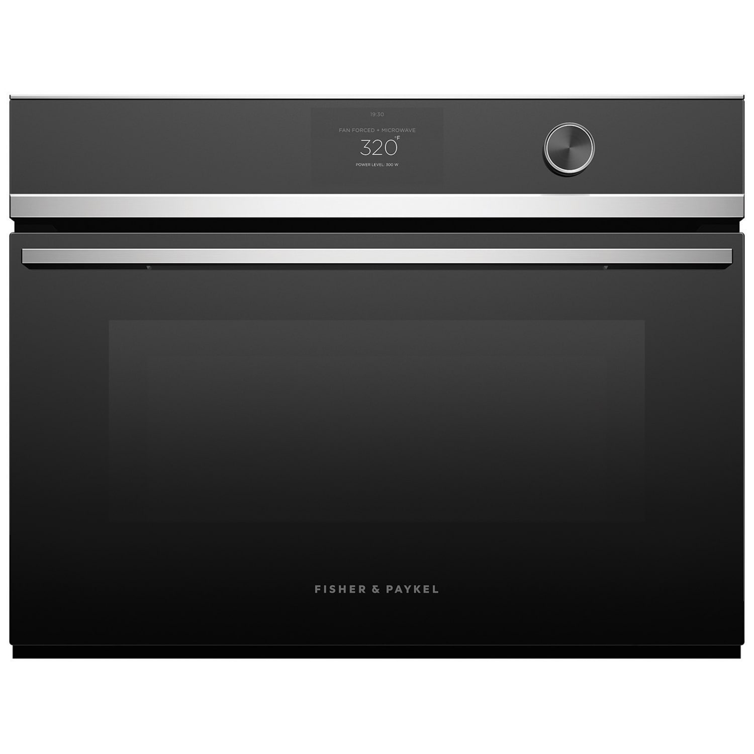 Fisher & Paykel Series 9 24 in. 1.7 cu. ft. Smart Speed Electric Single Wall Oven with True European Convection - Stainless Steel, , hires
