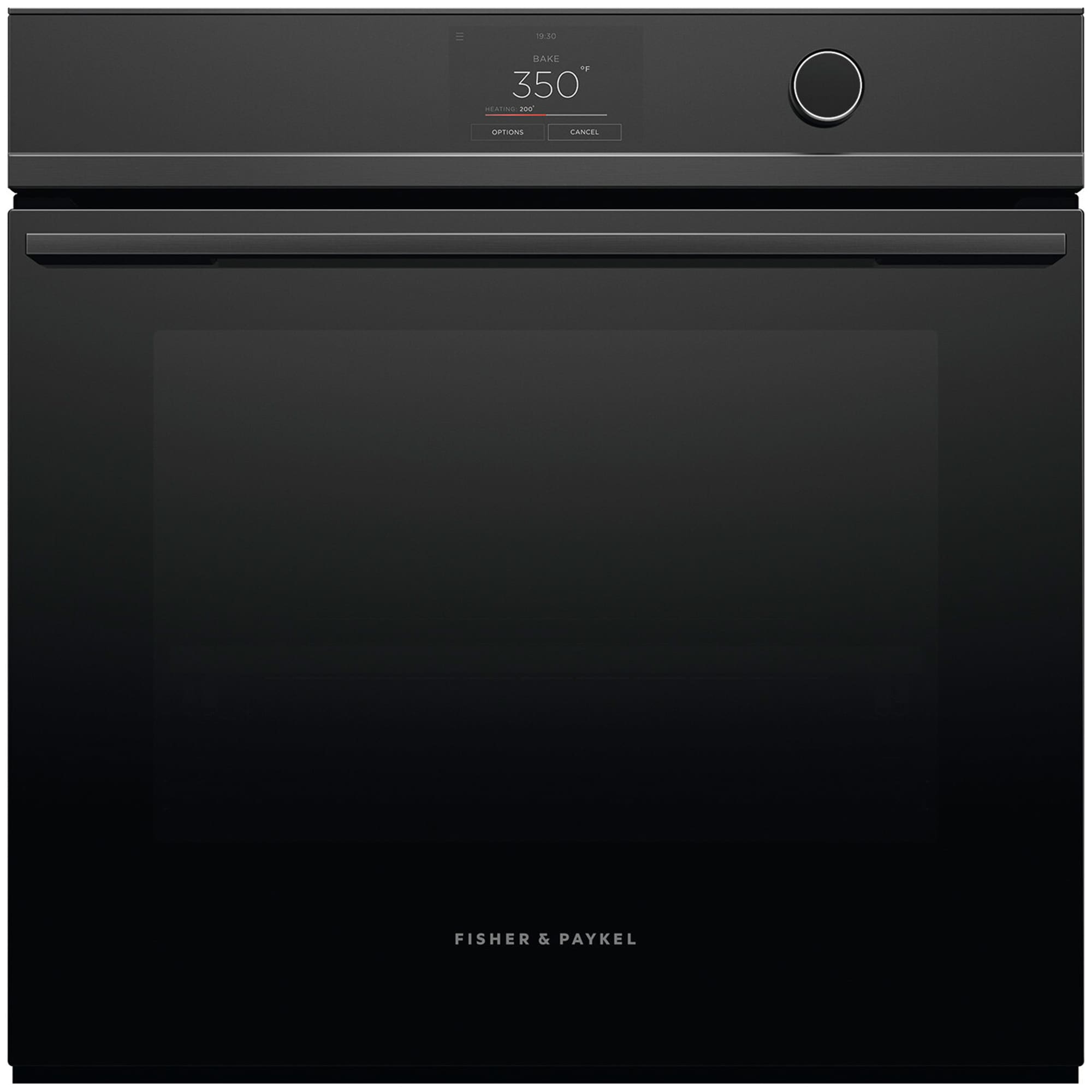 Fisher & Paykel Series 9 24 in. 3 cu. ft. Smart Electric Single Wall Oven with Standard Convection - Black, , hires
