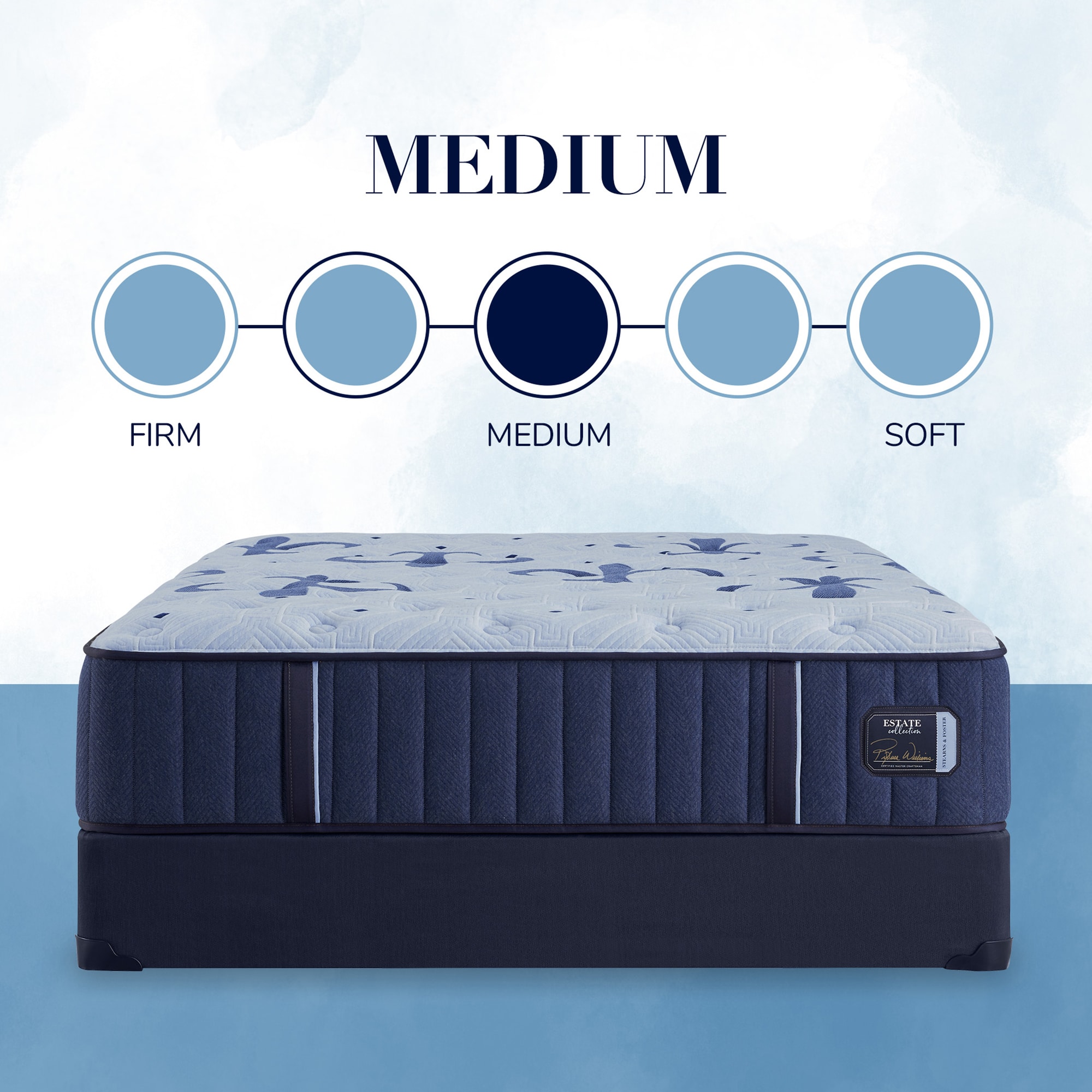 Stearns & Foster Estate Medium Innerspring Twin XL Size Mattress, , hires