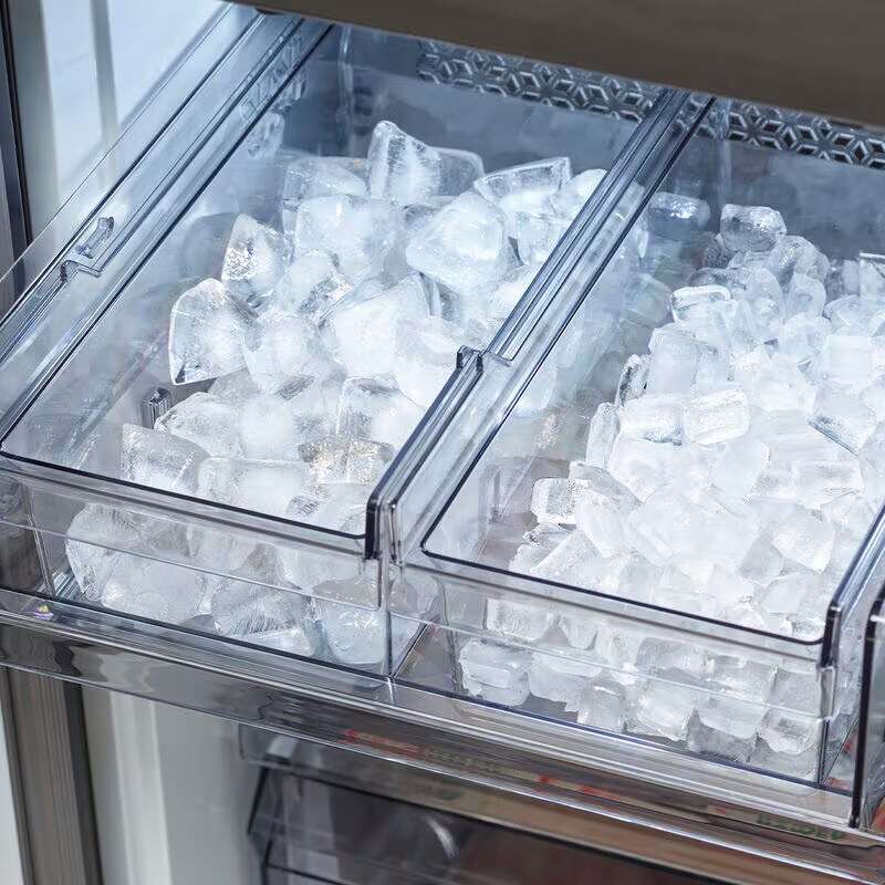 Samsung Bespoke 36 in. 22.5 cu. ft. Smart Counter Depth 4-Door French Door Refrigerator with Internal Water Dispenser - Fingerprint Resistant Stainless Steel, Fingerprint Resistant Stainless, hires