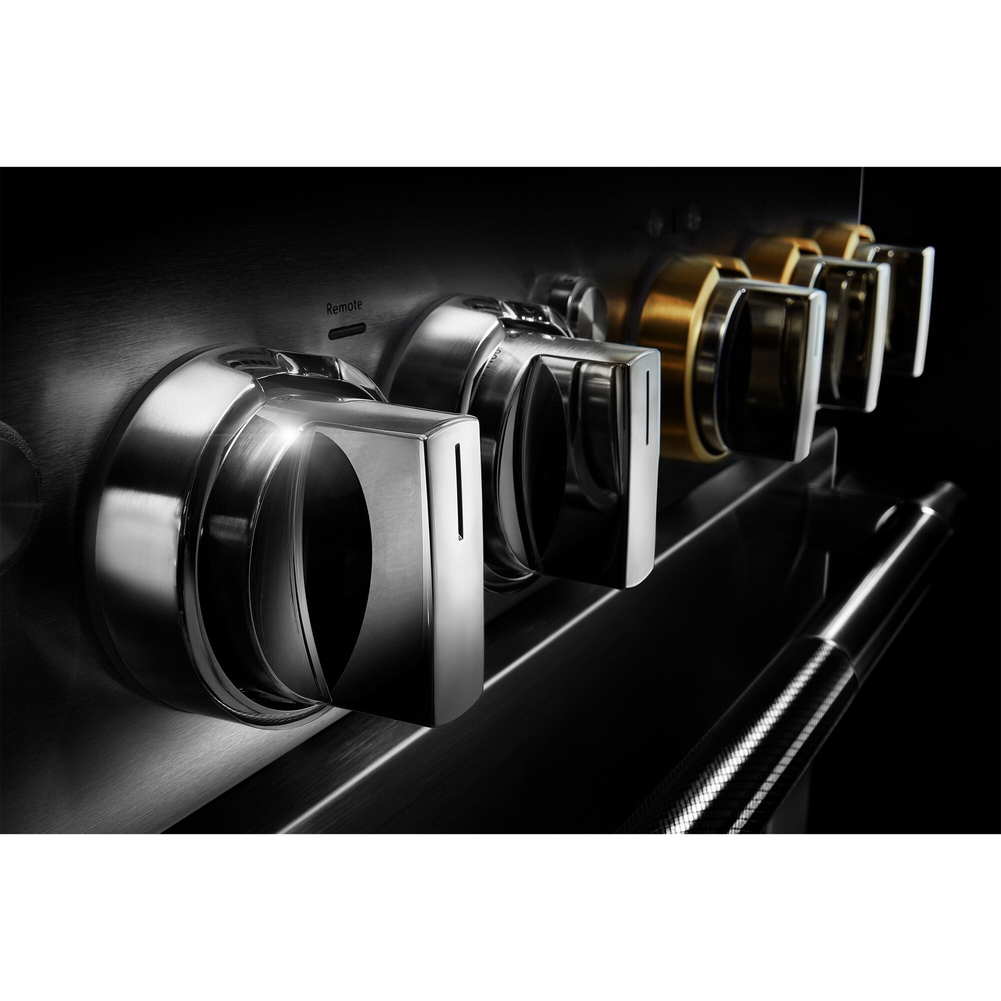 JennAir Rise Series 48 in. 6.3 cu. ft. Smart True European Convection Double Oven Gas Range with 6 Sealed Burners & Grill - Stainless Steel, , hires