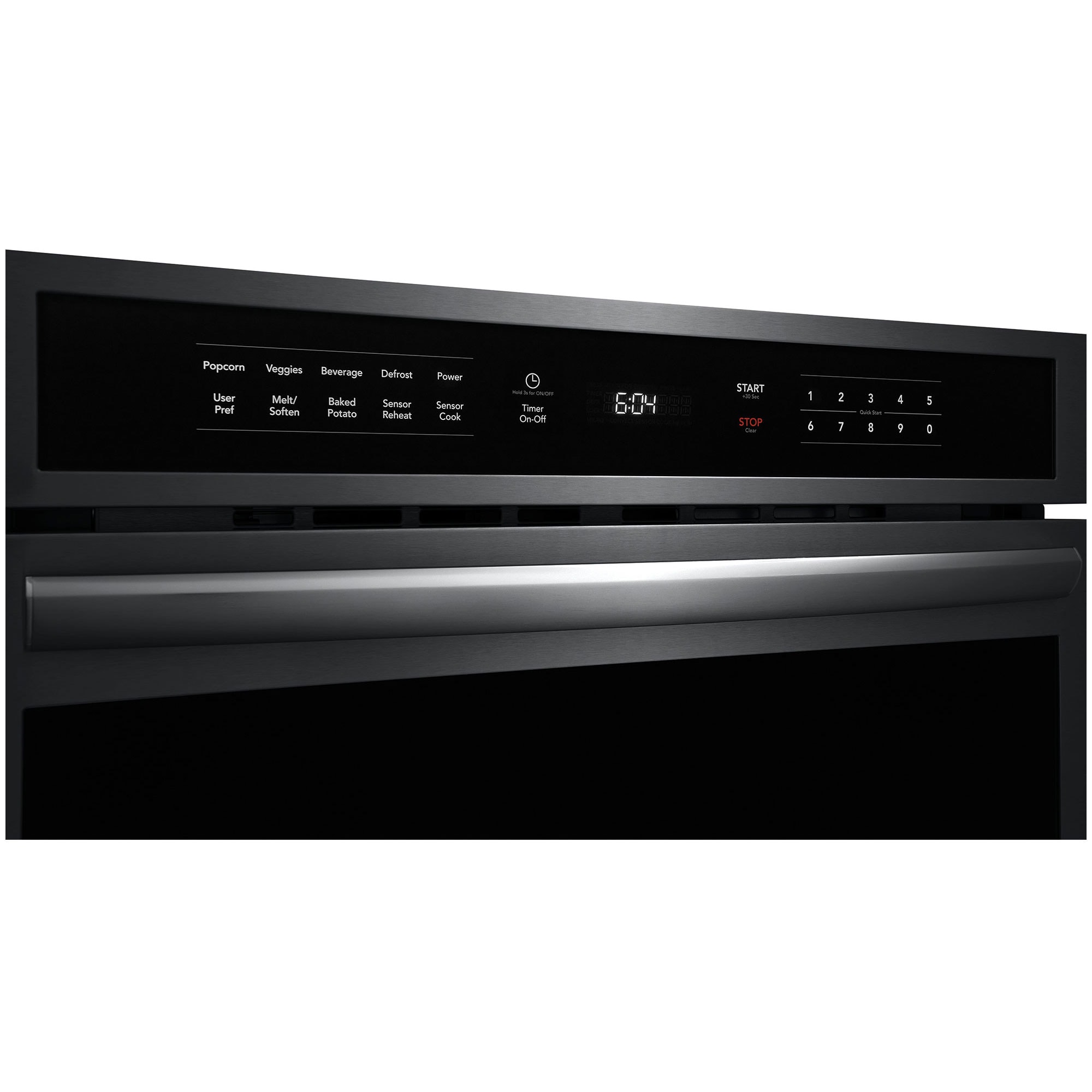 Frigidaire Gallery 30 in. 1.6 cu. ft. 950W Built-In Microwave with Sensor Cooking - Black Stainless, Black Stainless, hires