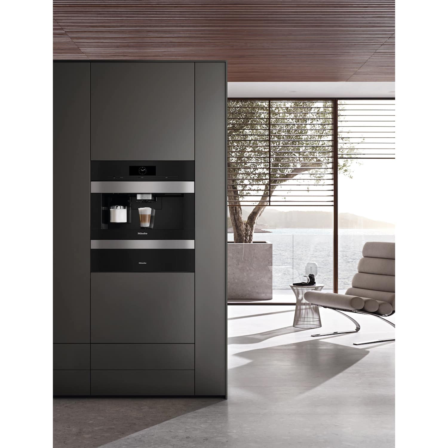 Miele CVA 7875 Built-In Coffee Machine with DirectWater Perfectly Combinable Design with CoffeeSelect + AutoDescale for Highest Demands - Stainless Steel, Stainless Steel, hires
