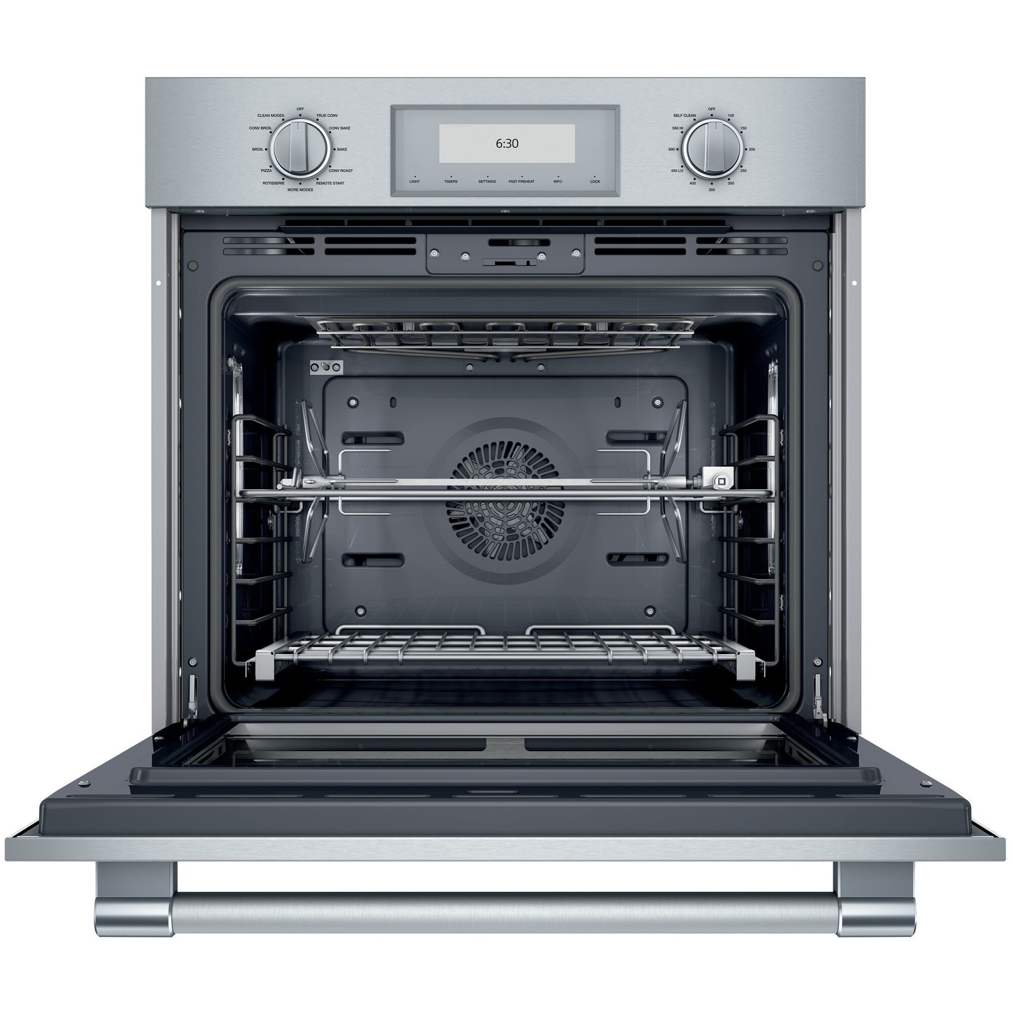 Thermador Professional Series 30 in. 4.5 cu. ft. Smart Electric Single Wall Oven with True European Convection - Stainless Steel, , hires