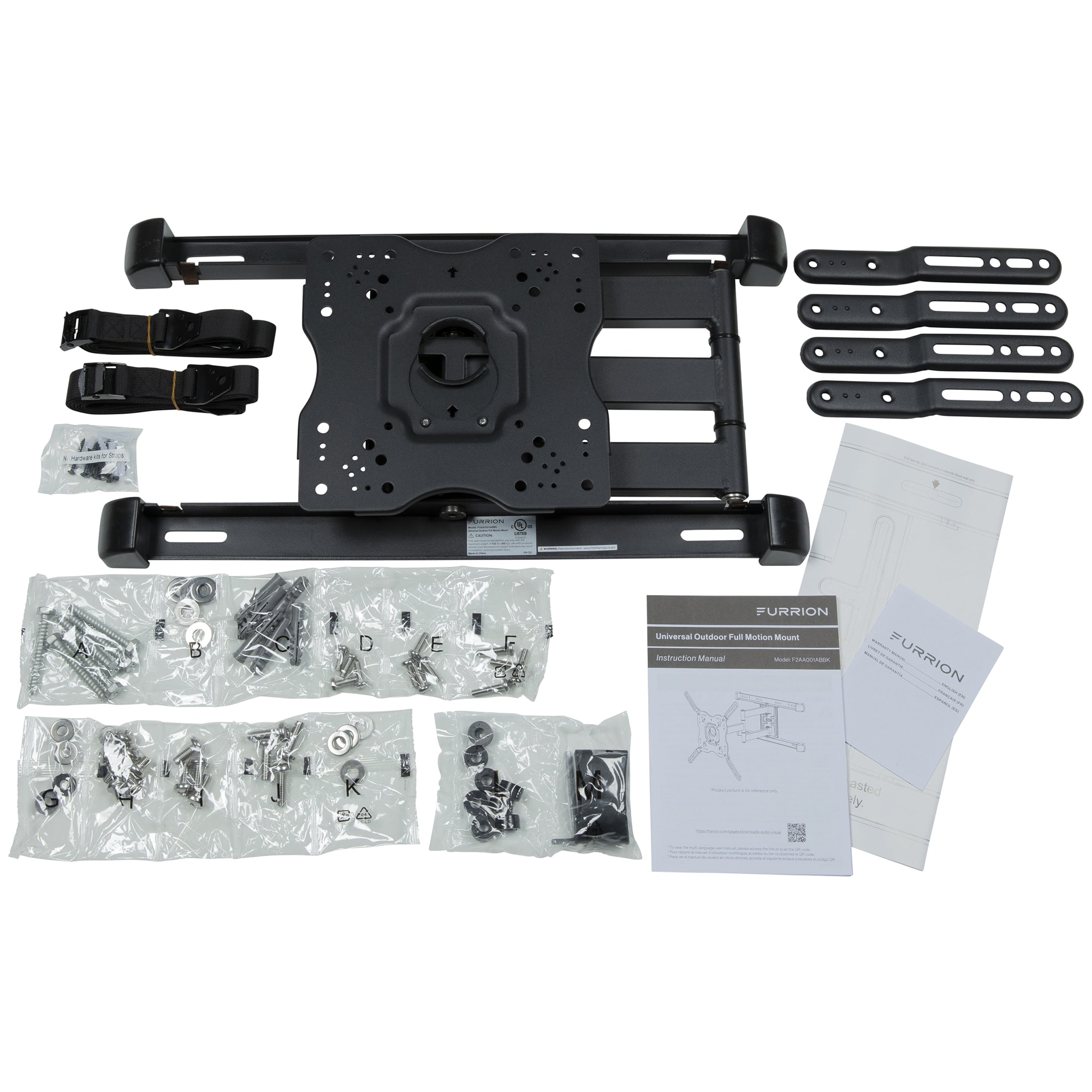 Furrion Outdoor TV Mount - Full Motion (43"-65"), , hires