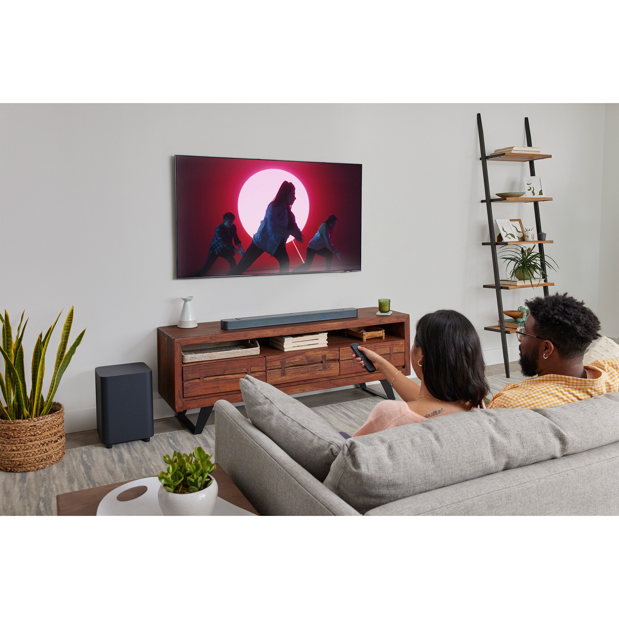 JBL 5.1 Channel Dolby Atmos Smart Sound Bar with Bluetooth & Wireless Subwoofer - Black, , hires
