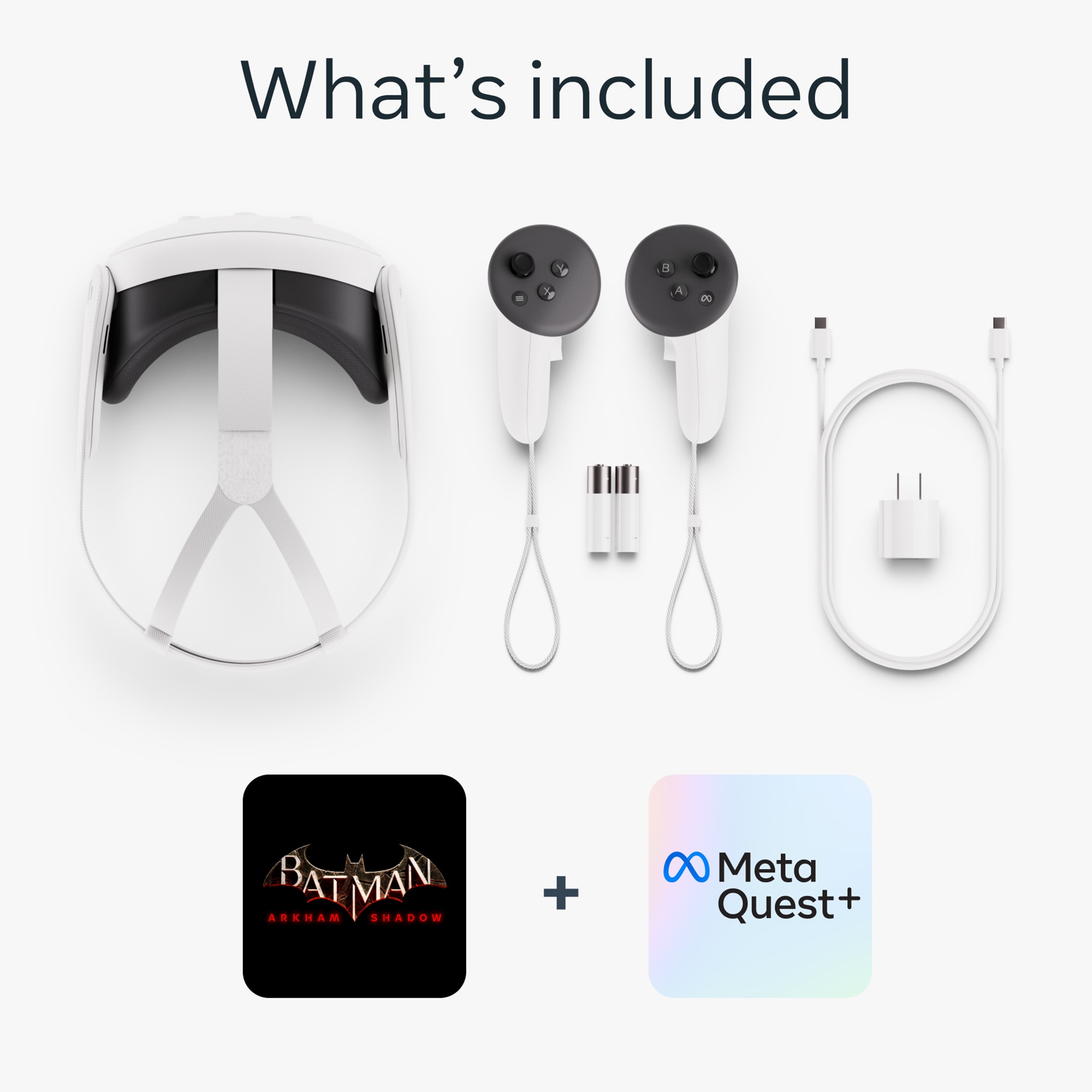 Meta Quest 3s 256GB Virtual Reality Headset - Batman: Arkham Shadow & a 3-month Trial of Meta Quest+ Included - White, , hires