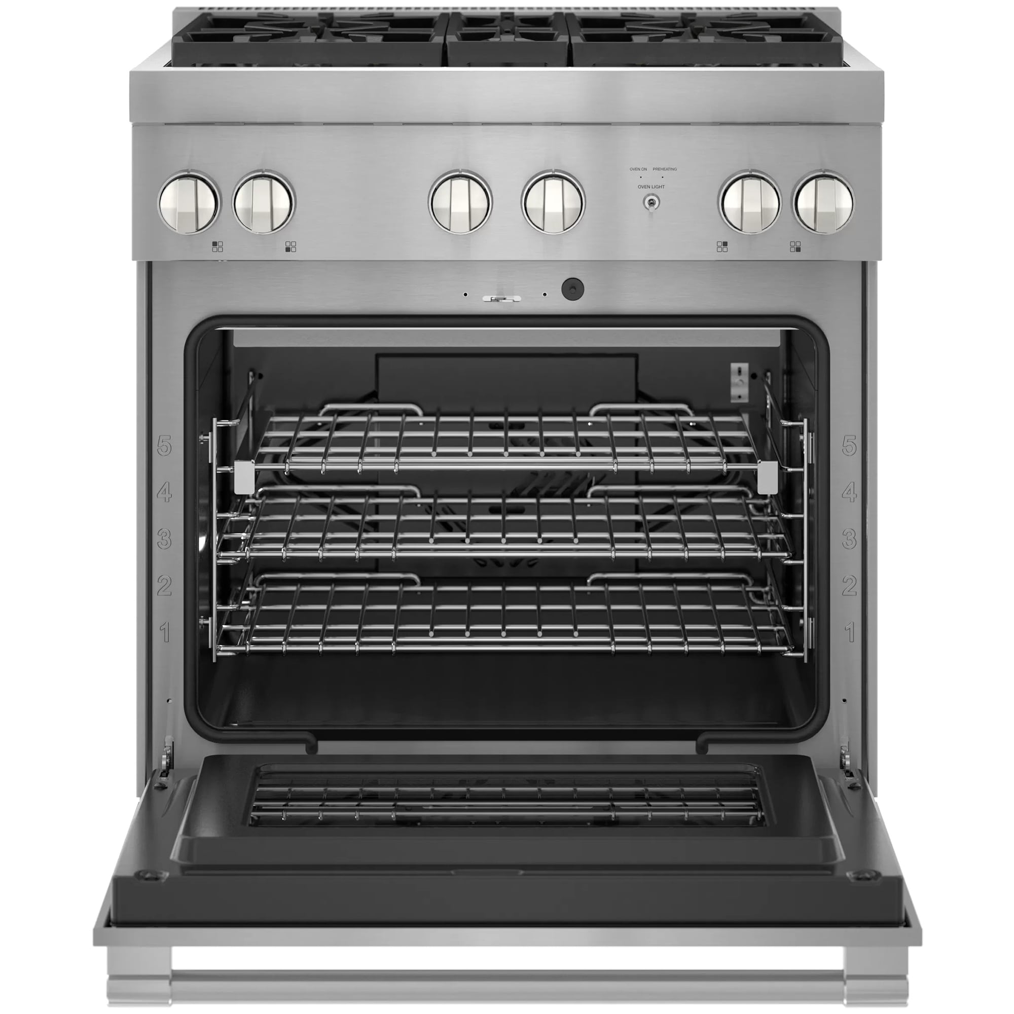 Thermador Pro Harmony Professional Series 30 in. 4.6 cu. ft. Standard Convection Gas Range with 4 Sealed Burners - Stainless Steel, , hires