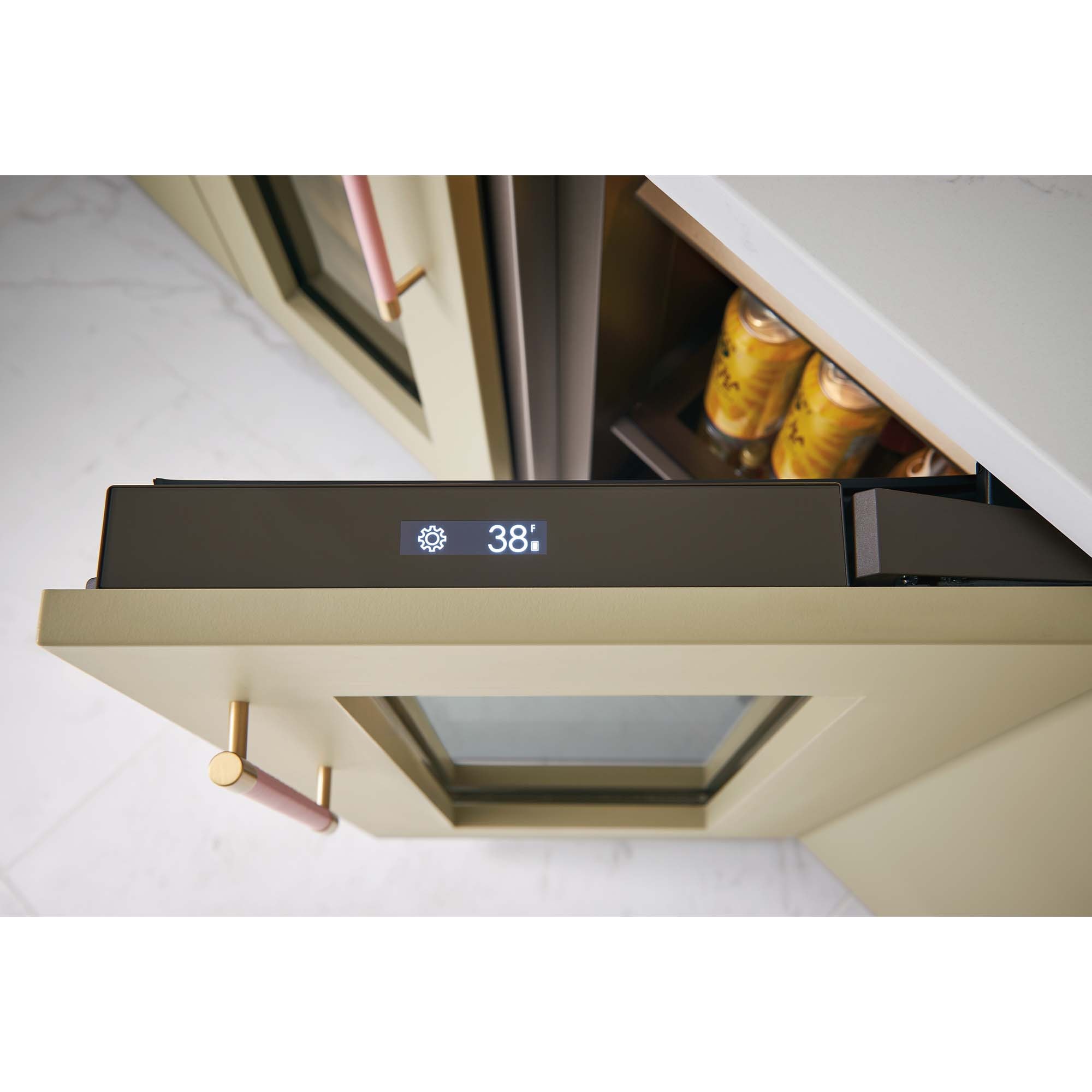 Sub-Zero Designer Series 15 in. Built-In 3.1 cu. ft. Smart Compact Beverage Center with Adjustable Shelves & Digital Control - Custom Panel Ready, , hires