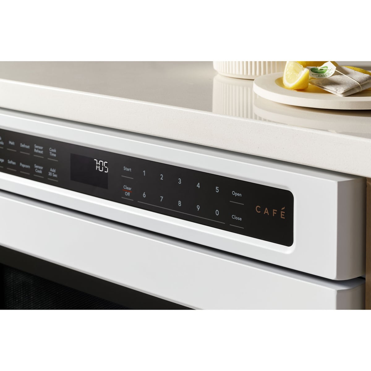Cafe 24 in. 1.2 cu. ft. 1000W Drawer Microwave with Sensor Cooking - Matte White, Matte White, hires