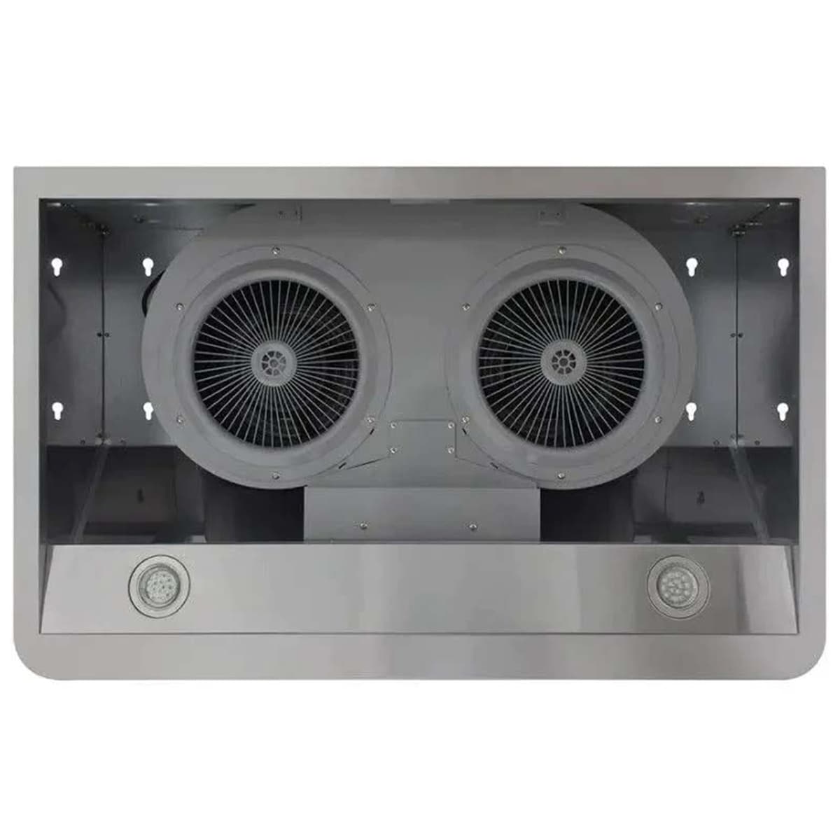 Brama 36 in. Standard Style Range Hood with 4 Speed Settings, 475 CFM & 2 LED Lights - Stainless Steel, , hires