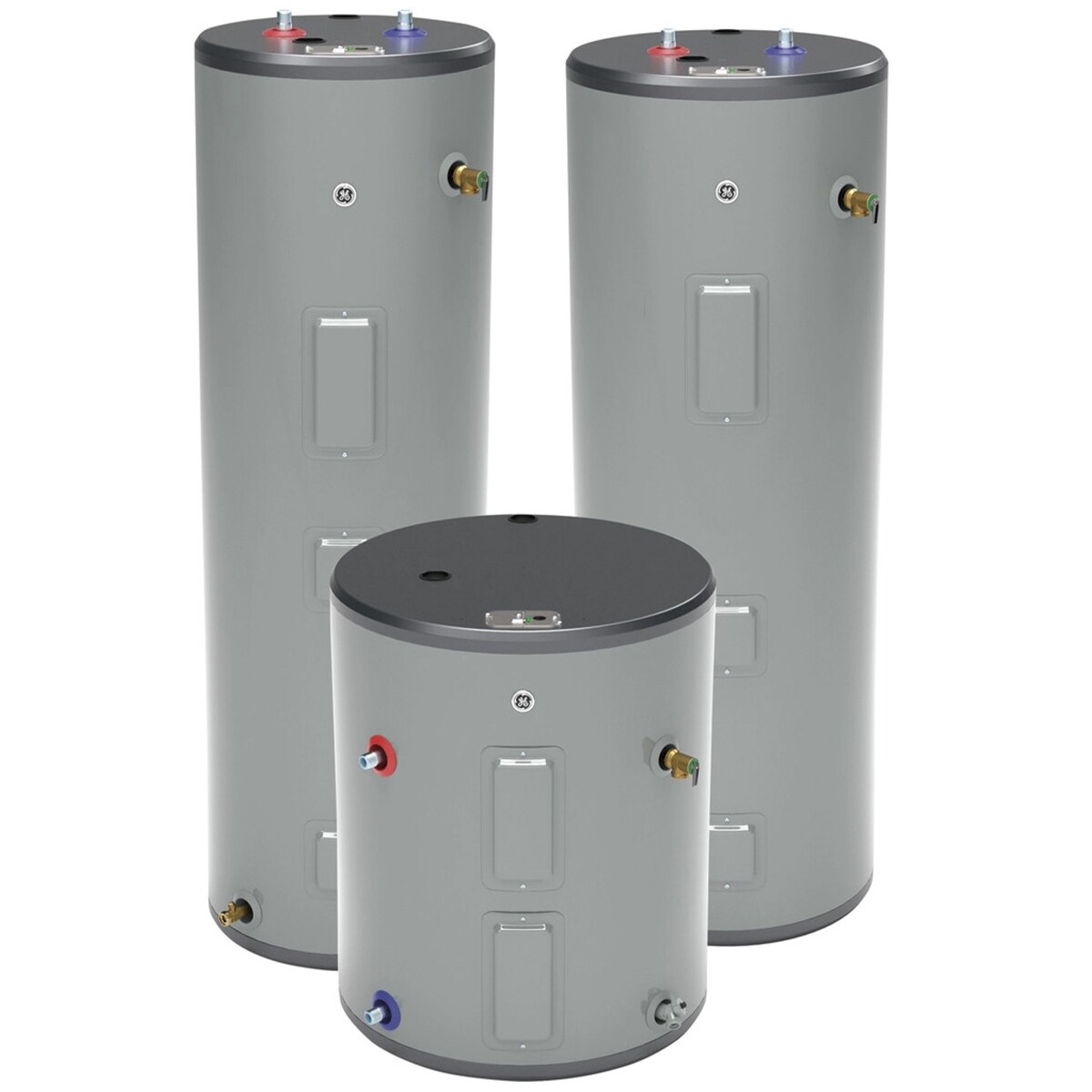 GE Electric 40 Gallon Short Water Heater with 10-Year Parts Warranty, , hires