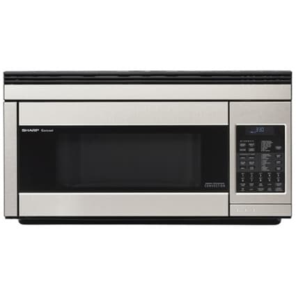 Sharp 30 in. 1.1 cu. ft. 850W Over-the-Range Microwave with 300 CFM, Convection & Sensor Cooking - Stainless Steel, , hires