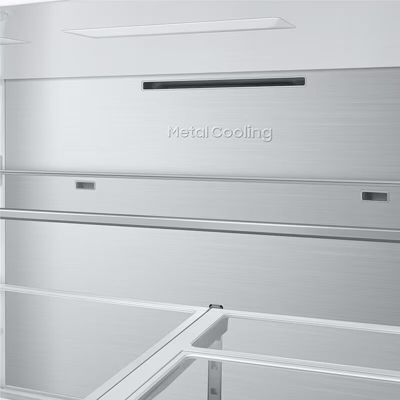 Samsung Bespoke 36 in. 28.8 cu. ft. Smart 4-Door French Door Refrigerator with Internal Water Dispenser - White Glass, White Glass, hires