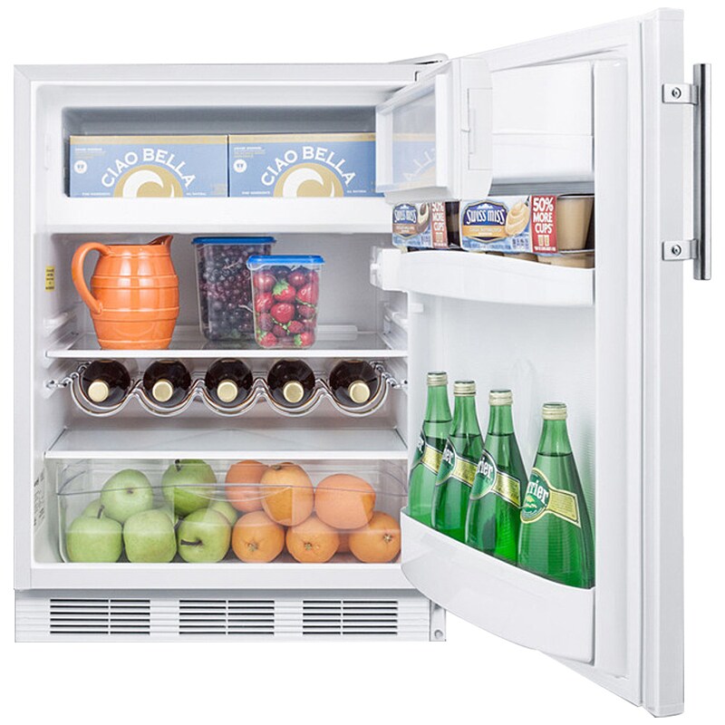 Summit 24 in. 5.1 cu. ft. Undercounter Refrigerator - White, , hires
